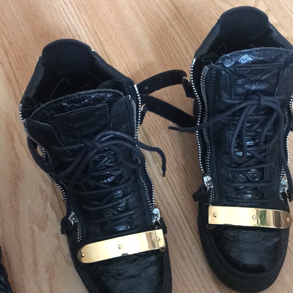 Giuseppe Zanotti Hightop Sneakers Sz 7 - Picture 14 of 15